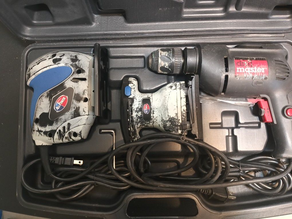 
Set de herramientas eléctricas All-Power y Drill Master 