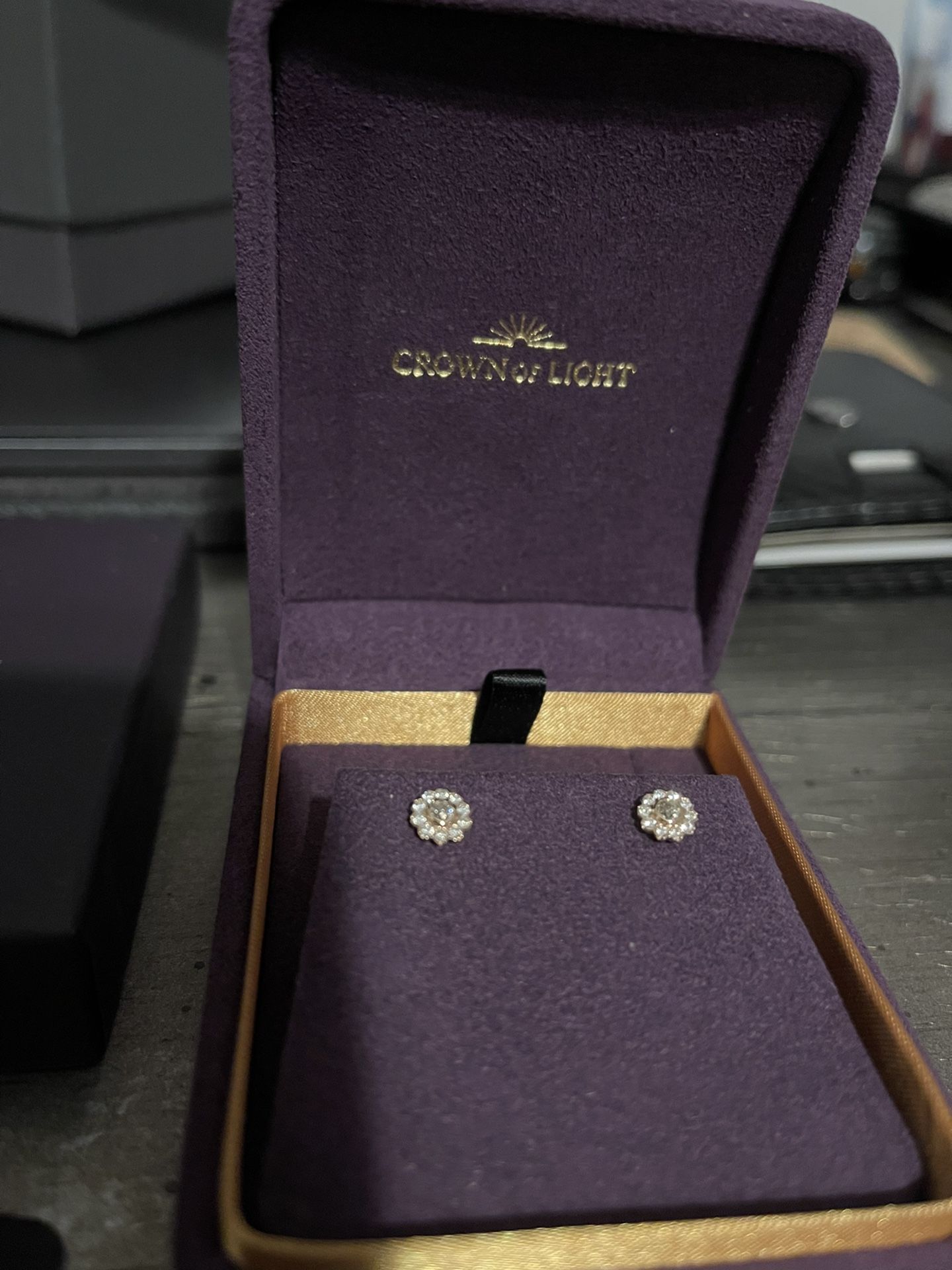 Crown Of The Light Diamond Earrings