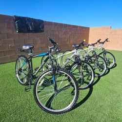 4 Roadmaster Mountain Bikes 