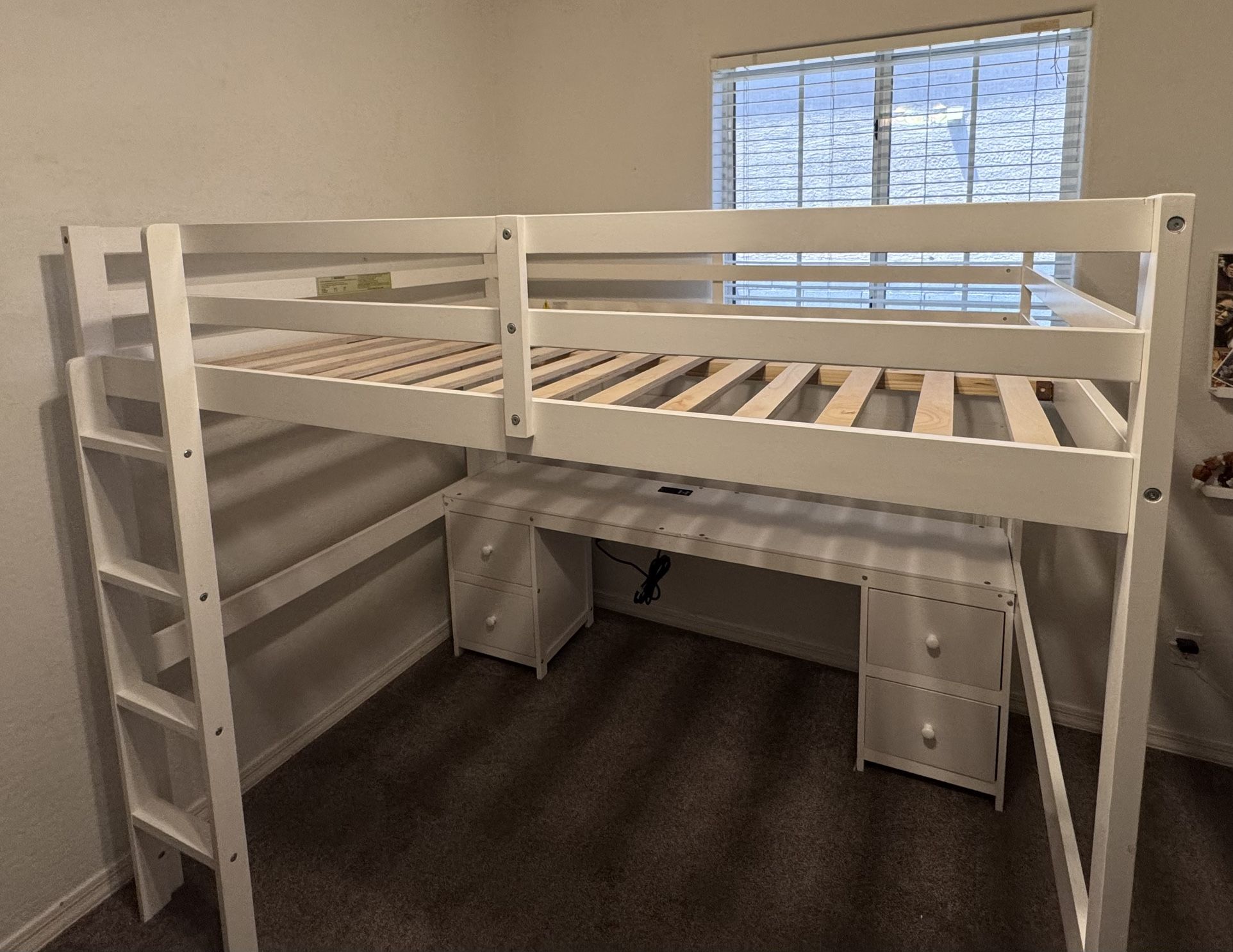 Loft Bed With Desk Loft Bunk Bed