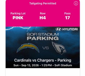 Chargers parking