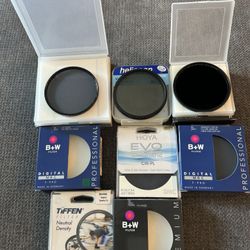 Lot of 8 x 82mm Lens Filters For Sale! See Photos 