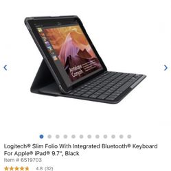 Keyboard Logitech For iPad 9.7”