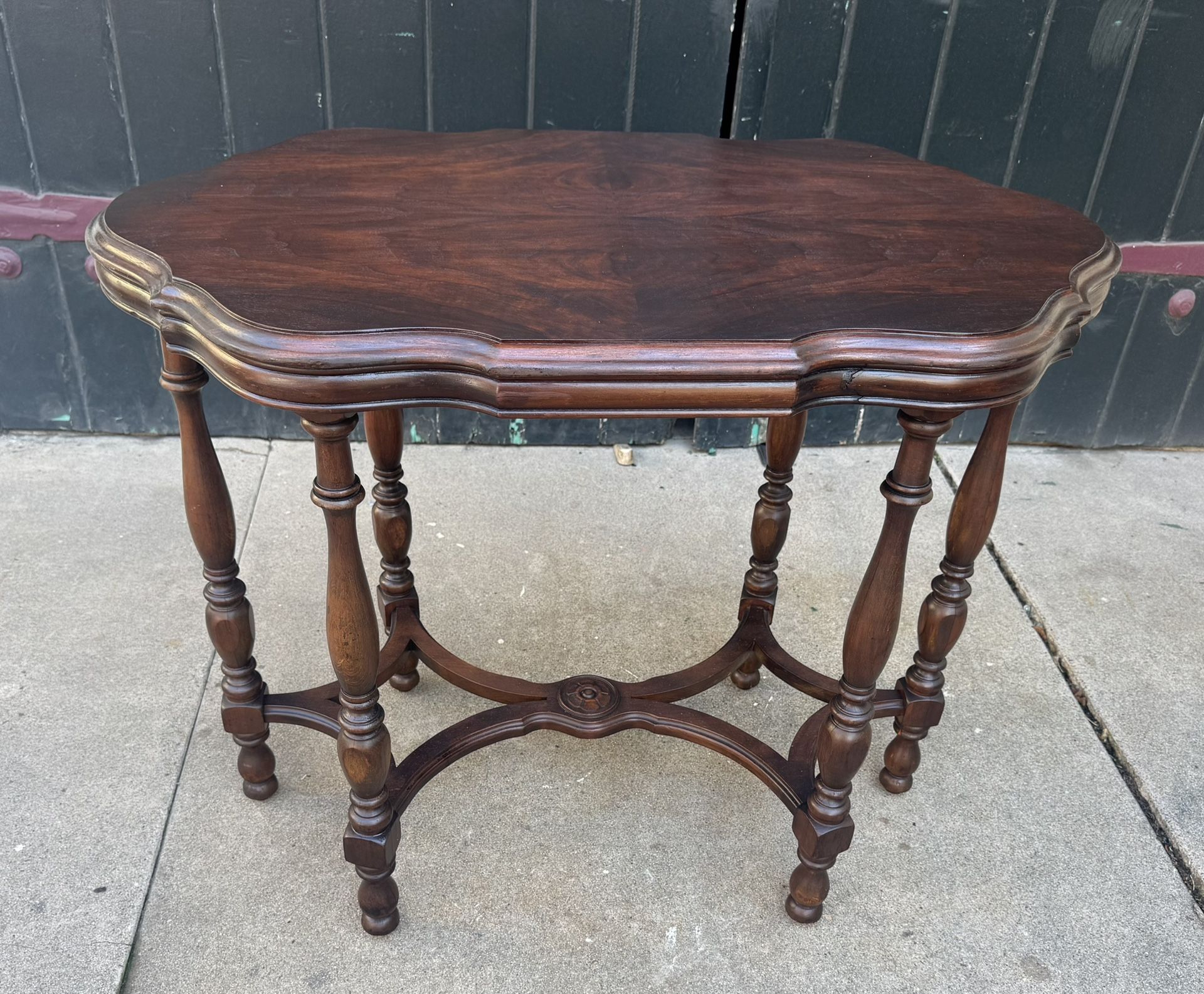 Beautiful Vintage Six Leg Side / Entry / Console Table - 36x21x29 ½”