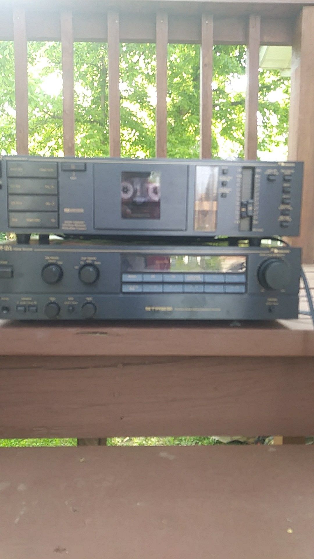 Nakamichi Sr 2A amp bx100 tape deck