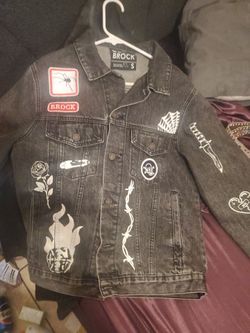 Colby Brock vintage denim jacket adult small