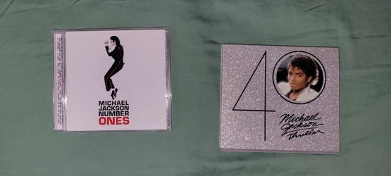 Michael Jacksons Greatest Hits and Thriller 40th Anniversary CDs