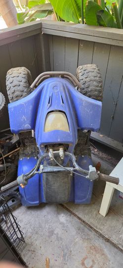 Blue ATV Four Wheeler — Parts or Repair