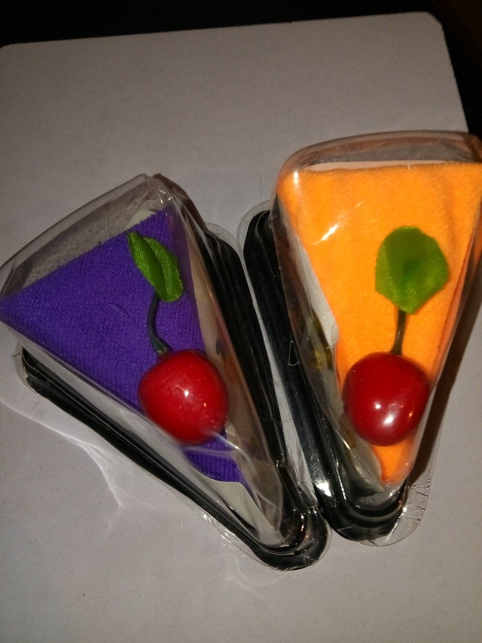 Towel in form of cake