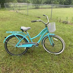 Vintage Old School Style Huffy Bike W/ Bell And Basket