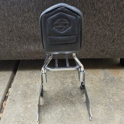 Harley-Davidson Motorcycle Passenger Backrest w/ Luggage Rack – Sissy Bar