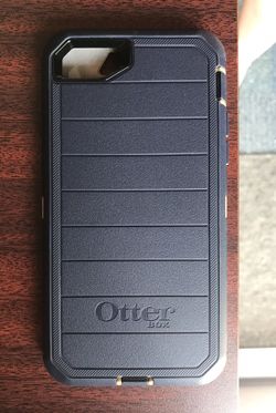 Otterbox Defender Series Pro Case Cover for iPhone 7 or 8 Blue and Beige