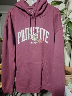 Primitive Hoodie - Burgundy/Maroon (XL)