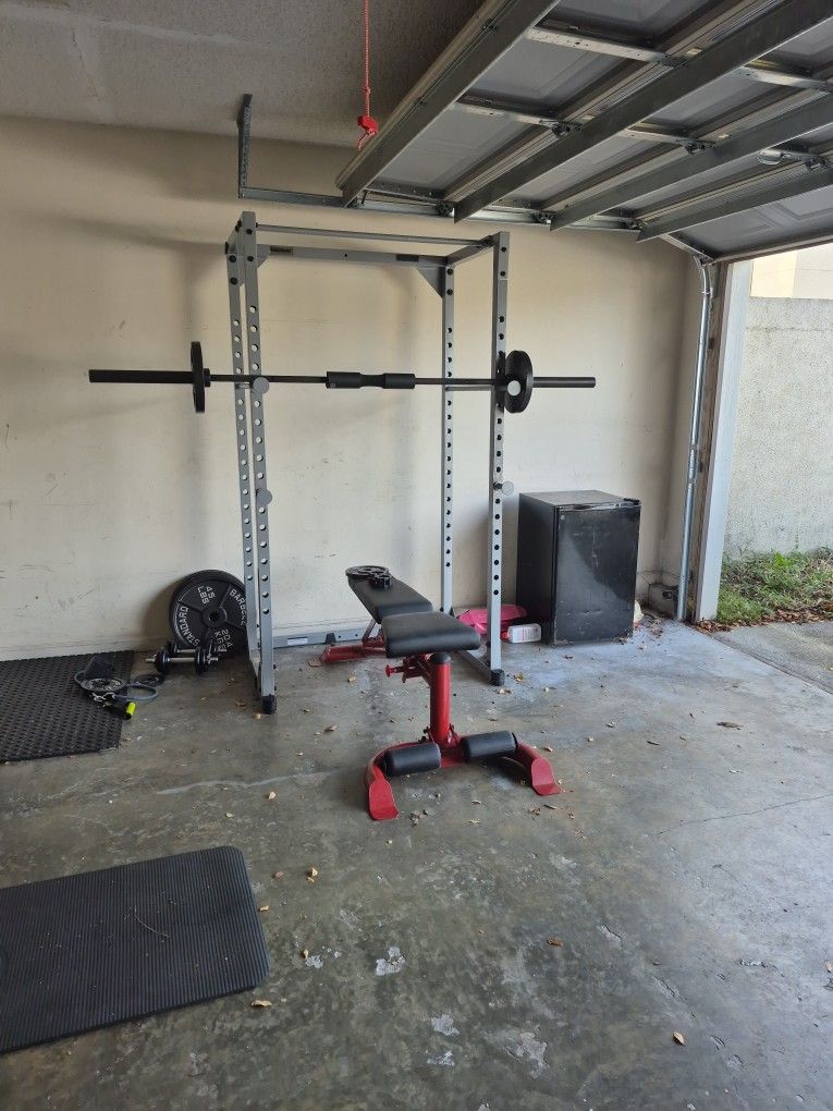 Weight Set Ajd Mats Forsale Barely Used