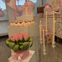 5 Pack Cake Pedestal Stands