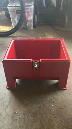 Uline step n store tool box