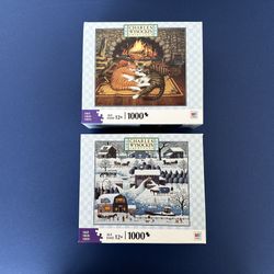 Charles Wysocki’s Americana “1000-Piece” Jigsaw Puzzles