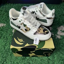 Bape Sk8 Sta Green Camo 