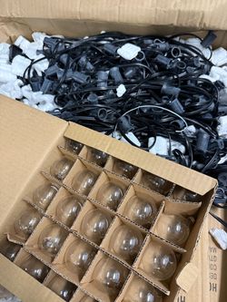 350 FT Outdoor Patio String Lights + 350 G40 Glass Bulbs – Hometown Evolution