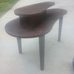 Teardrop Table With Stash Box