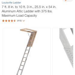 New Aluminium Attic Ladder