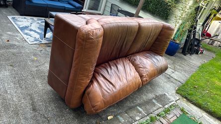 Leather sofa