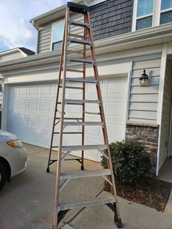 "A" frame ladder. 10 Ft