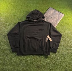 Essentials black hoodie