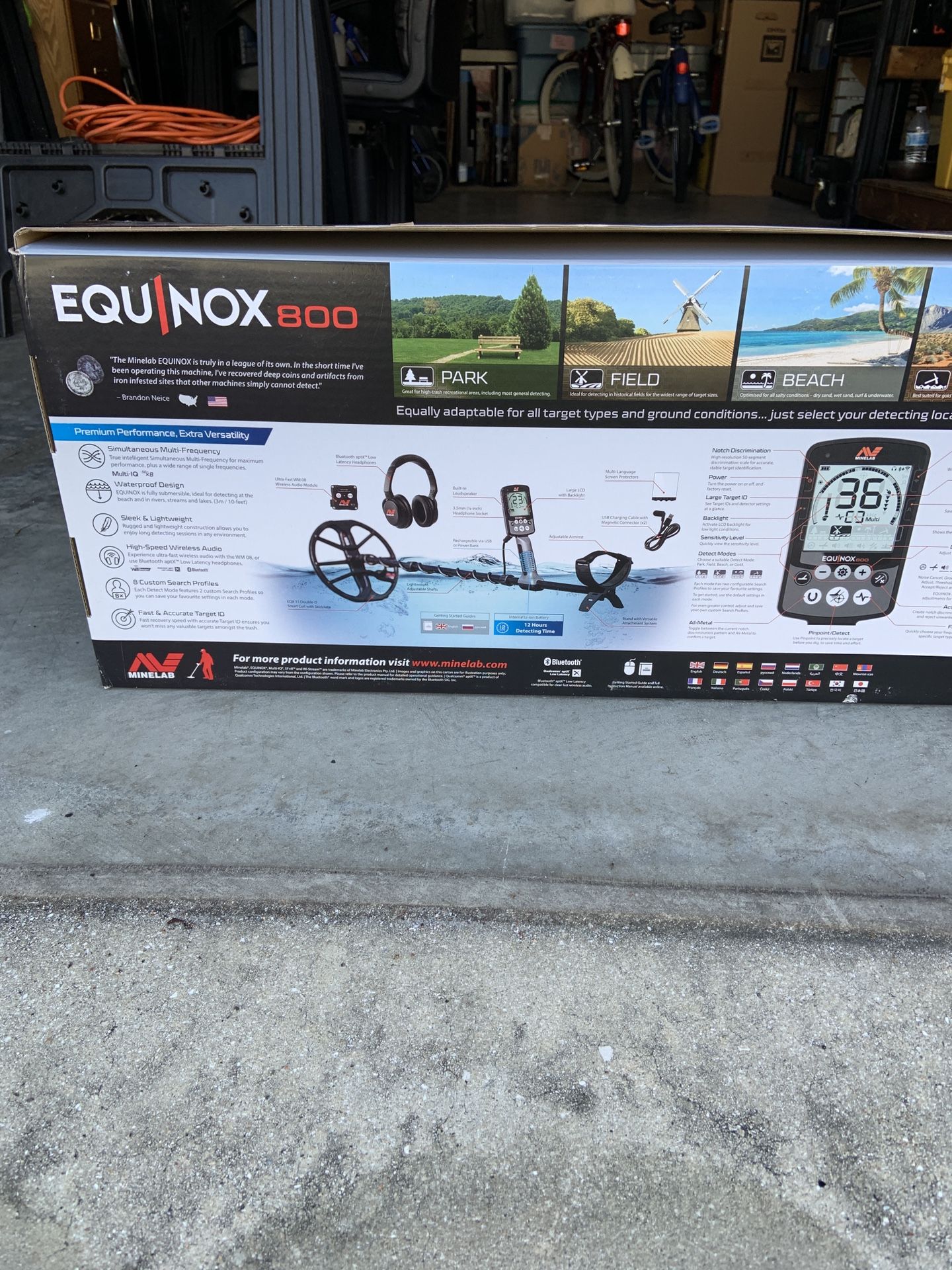 Minelab Equinox 800 & Accessories