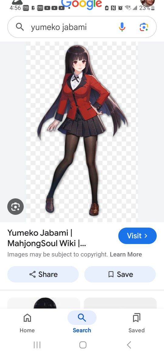 Yumeko Jabari Anime Costume
