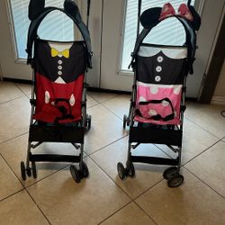 Mickey And Minnie Mouse Strollers 