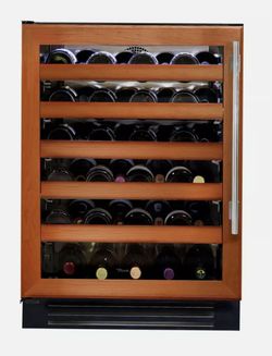 NEW Panel Ready Glass Door Wine Cooler True TWC-24-L-OG-C Pullout Trays #2702-OB