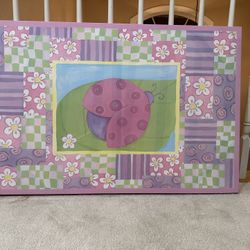Lady Bug Art On canvas