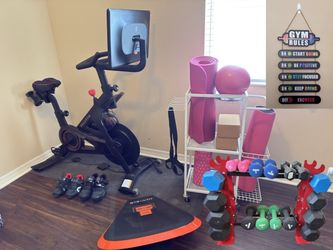 Complete Home Gym Package – Peloton Bike+, Dumbbells, Racks & More!