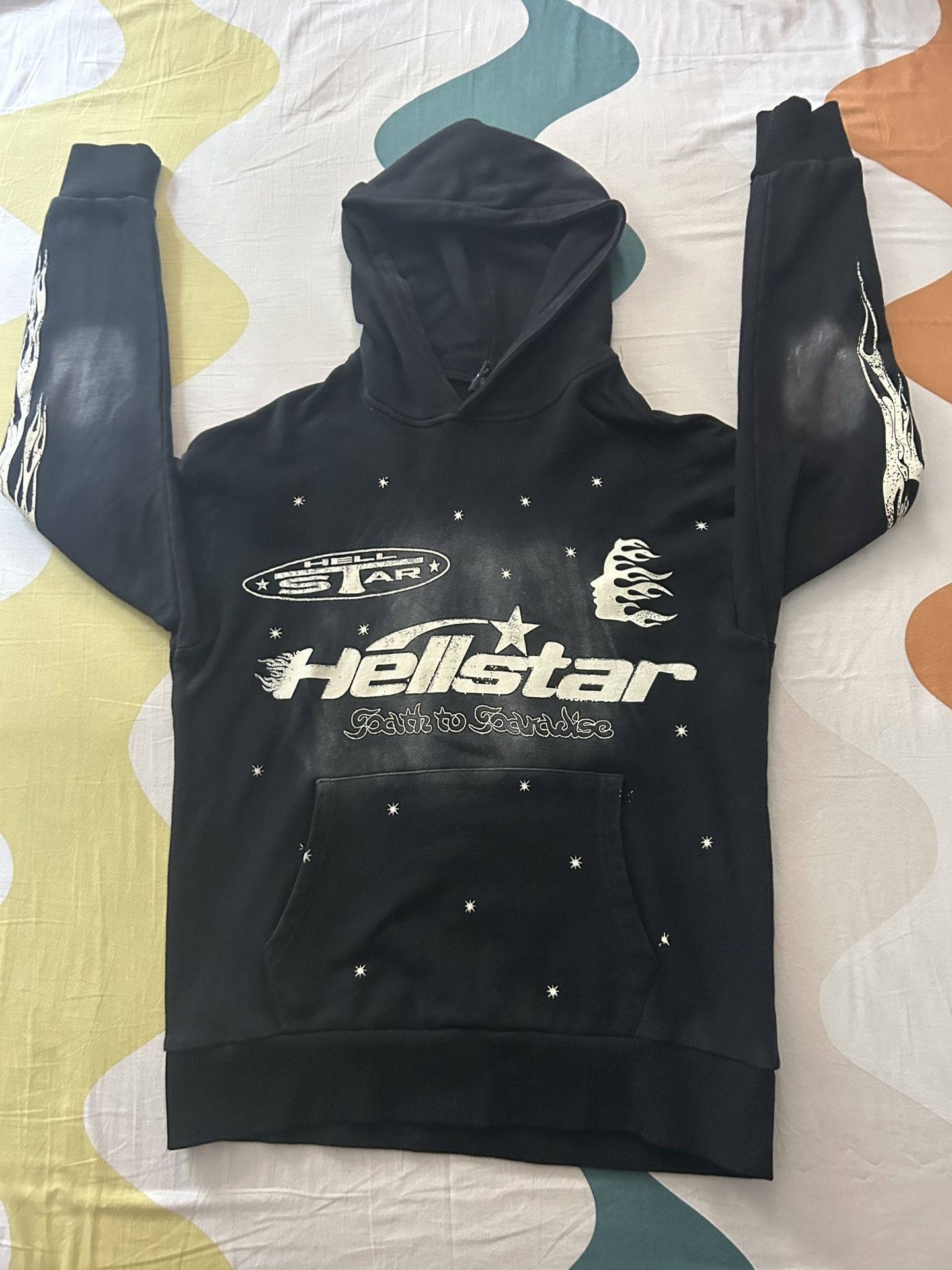 Hellstar Hoodie Black Size Small