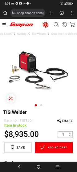 Snap On Tig Welder