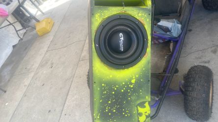 Ct audio strato subwoofer and box