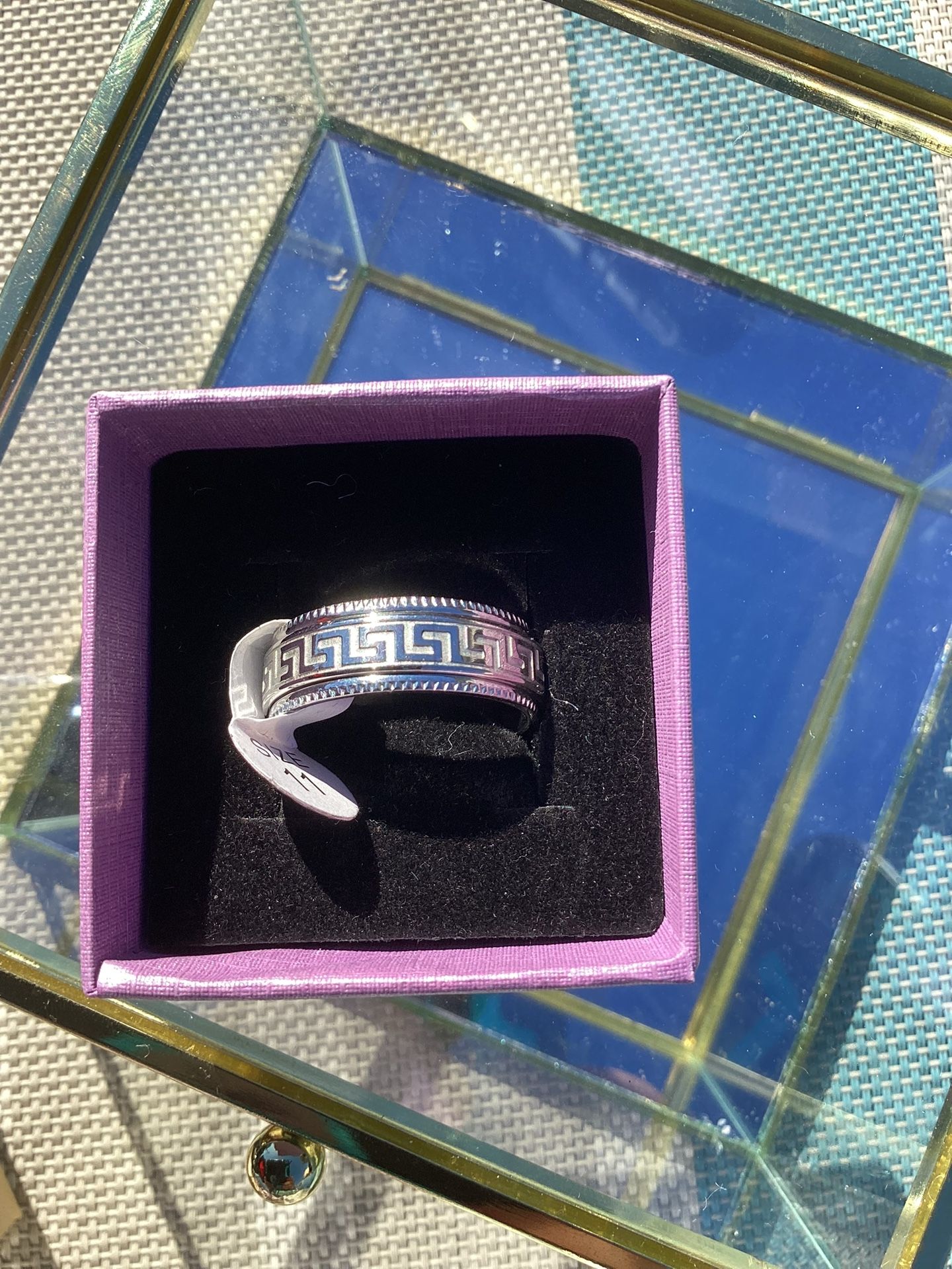 Men’s Versace Style Ring 