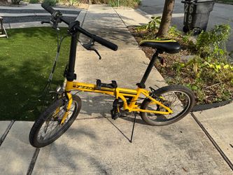 Zizzo Folding Bike Yellow