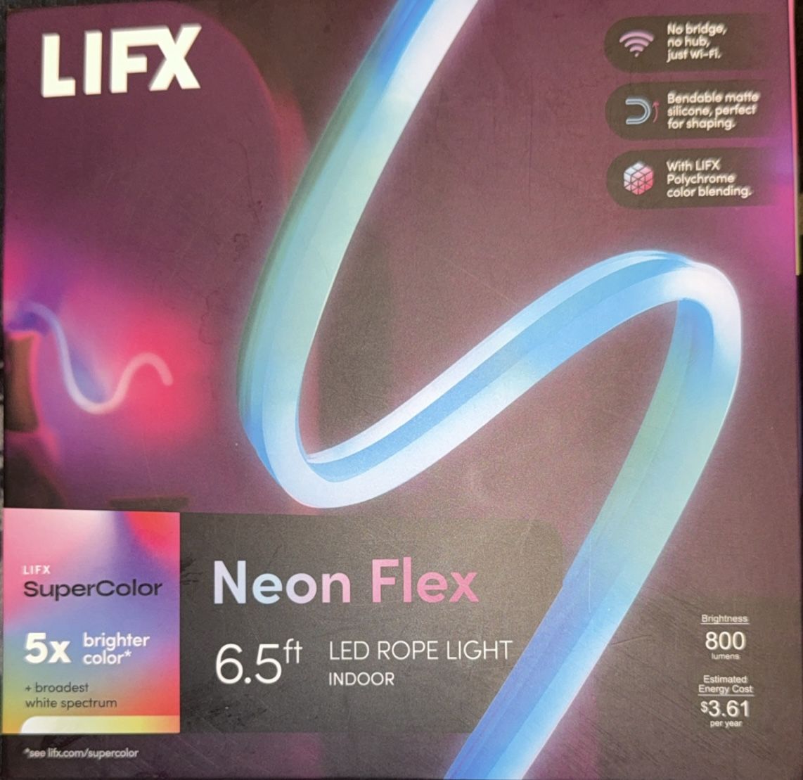 LIFX Neon Rope Light 6.5ft