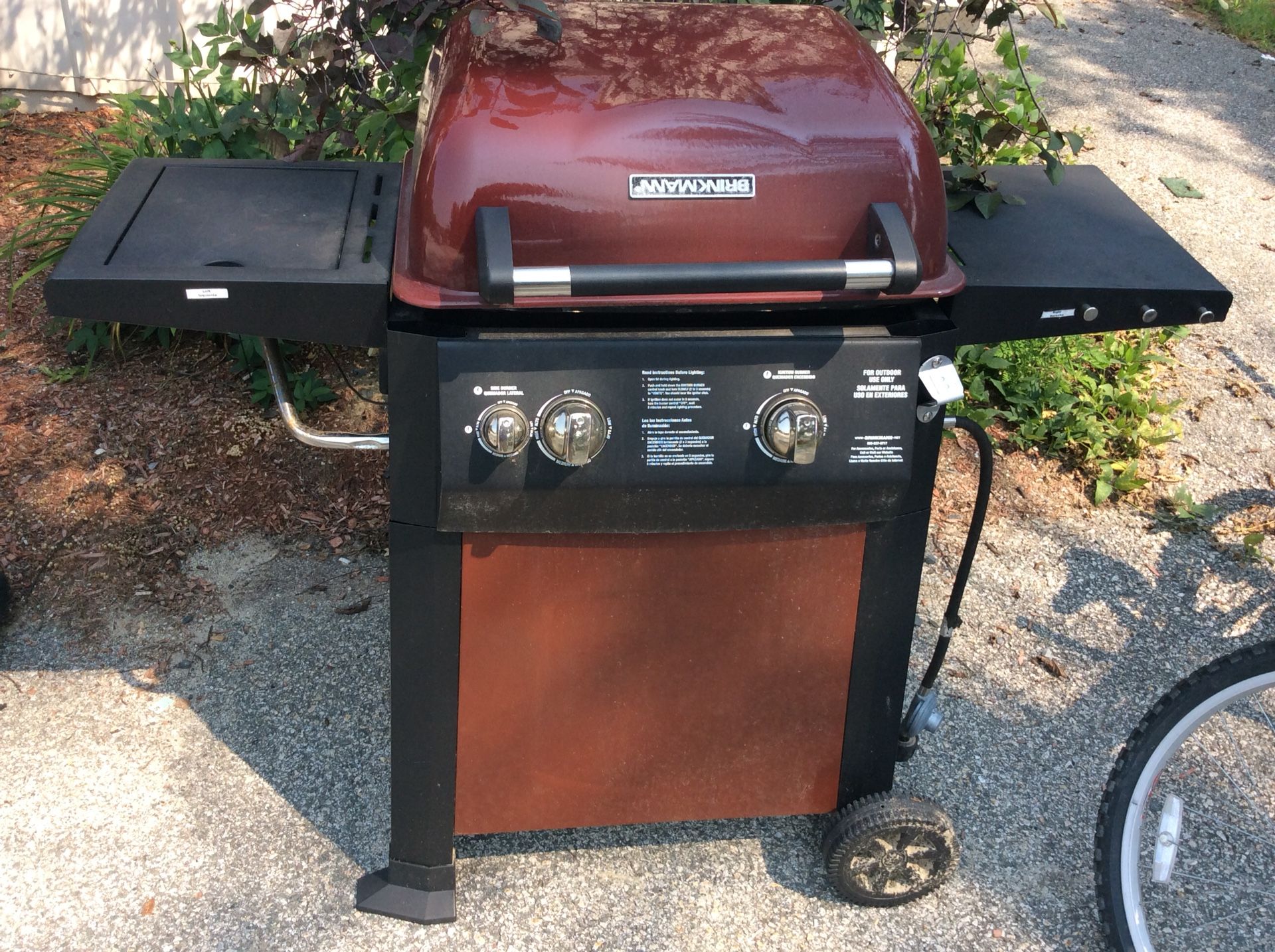 Red Brinkmann BBQ Grill Propane