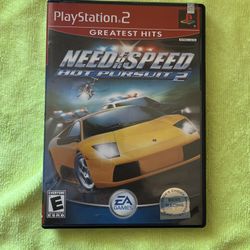 PlayStation 2 Game ( Need For Speed Hot Pursuit 2 )