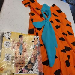 Rubies XL Fred Flinstone Halloween Costume  Adults Men's 