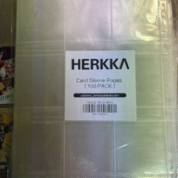 Herrkl card sleeve pages