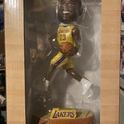LeBron James Bobblehead Los Angeles Lakers