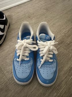 Air Force 1 blue and Nike pandas