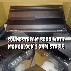 New Soundstreem 5000 watt Or 1000 Watt Amplifier Read Full Description 