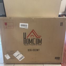  Fold Out White Floating Desk With Storage 