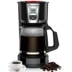 NEW! Coffee Maker, 12 Cups Programmable Drip Coffee Machine with Glass Pot, Anti-Drip