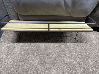 Wood hanging shelf